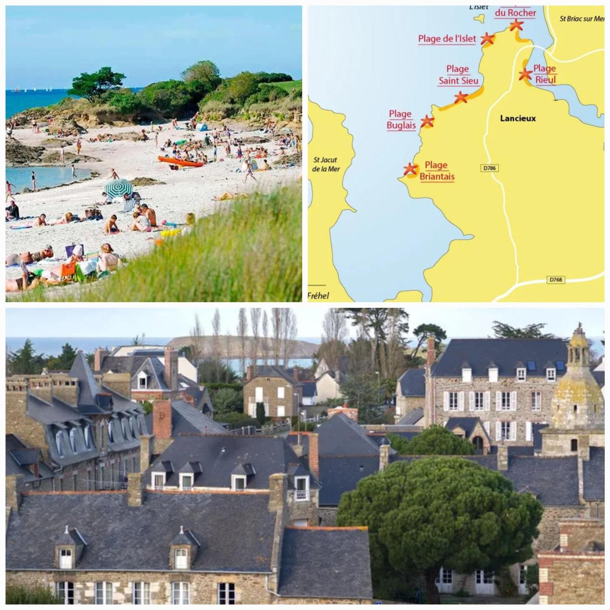 Maison Familiale Sur La Cote D'Emeraude Lancieux Eksteriør bilde